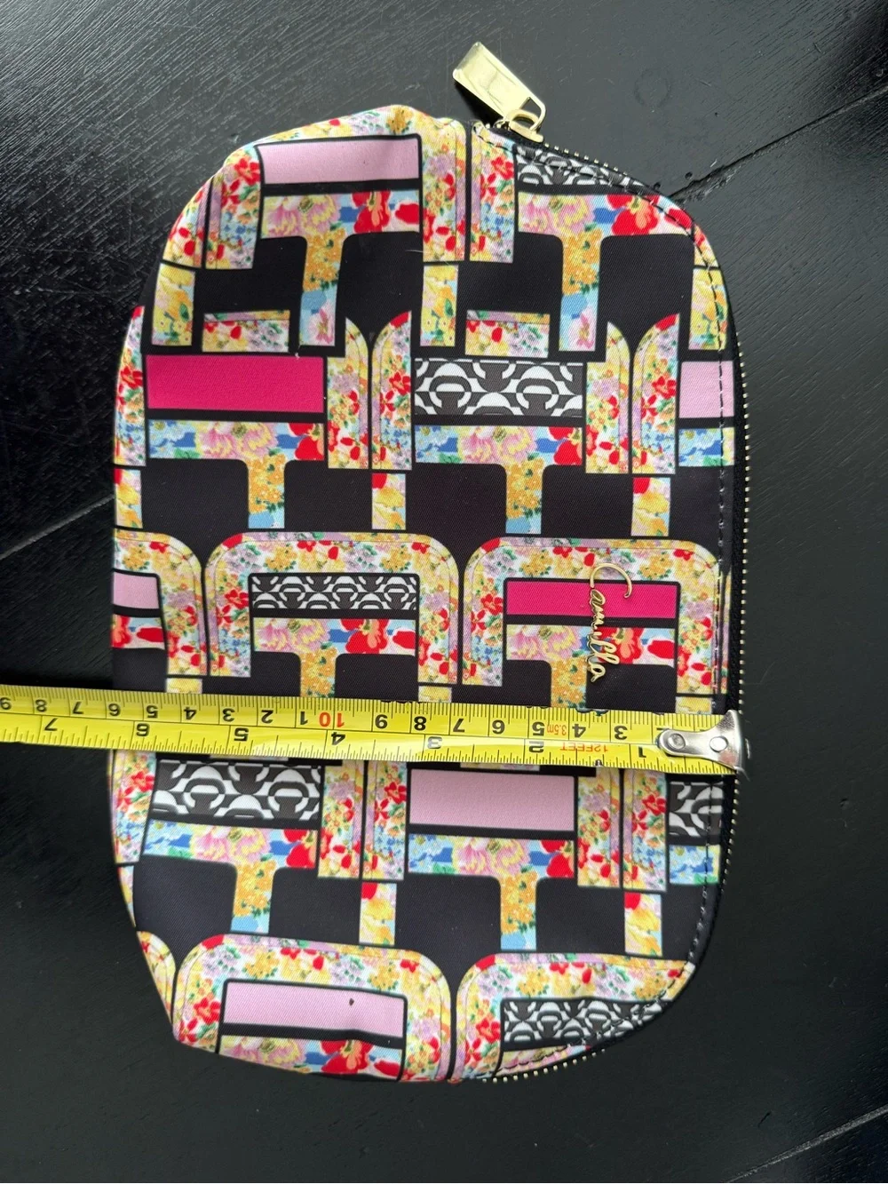Camilla Multicolor Patterned Cosmetic Pouch